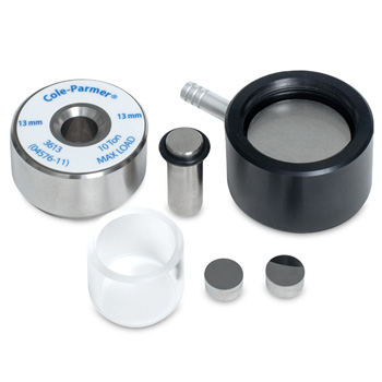 13 mm Evacuable Pellet Die Set 2